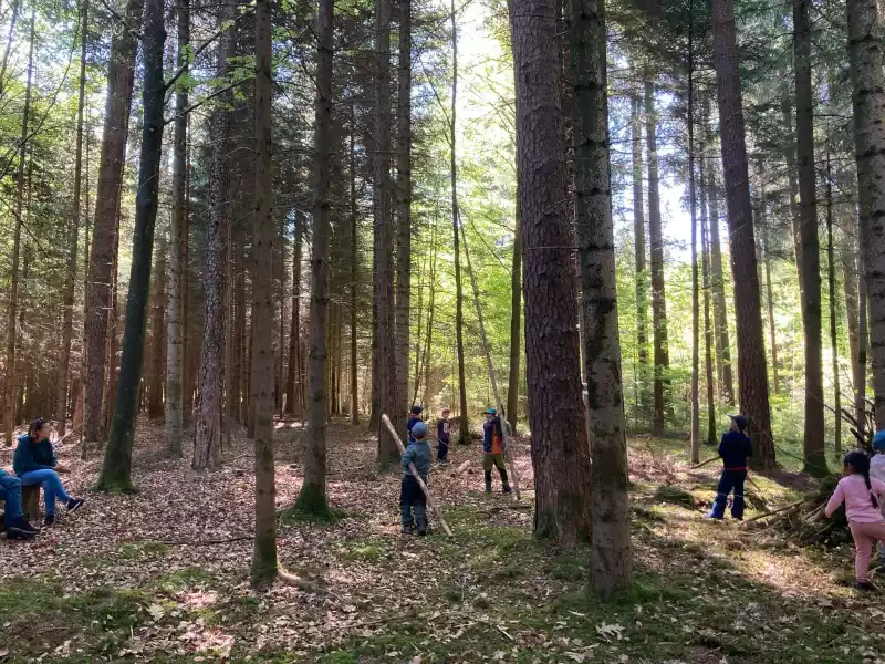 Waldeulen wanderten in Meggenthal Waldeulen wanderten in Meggenthal